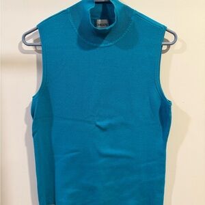 Chico's Vibrant Blue Sleeveless Tank Top